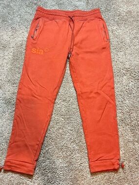 Sia Collective Orange Sweatpants Joggers Size Small